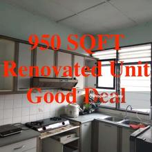 Melati Apartment 950 Sqft Renovated Well Maintain 1 car park Good Deal