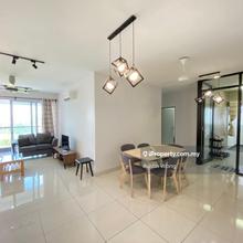 Corner unit With Fully furnished Aurora residence puchong prima nr LRT