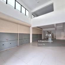 End lot Main Road Ground floor Shop&Mezzanine floor @ Alma Jln Rozhan 