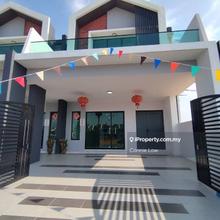 Size 22' x80 freehold double storey terrace house for sale ipoh
