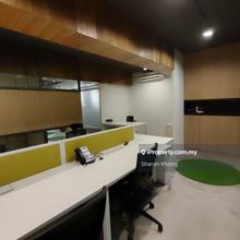 M floor shop office fully furnished for rent at Bukit Jalil 