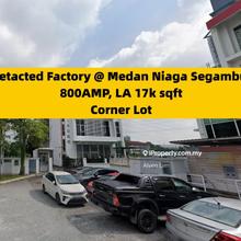 Corner, Medan Niaga Kepong, 800 amp, Build Up 17k sqft