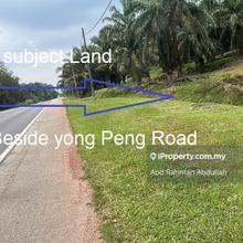 198acre Agriculture Oil Palm Land in Yong Peng Johor Beside main road 