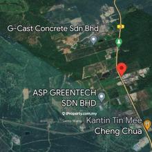 Agriculture land zone medium industry main road side