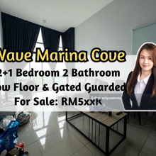 Wave Marina Cove, 2 plus 1 Bedroom 2 Bath, Gated Guarded, Low Floor