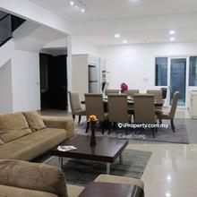 Fully furnished 3 storey Link house @ Duta Tropika for rent, kindly pm