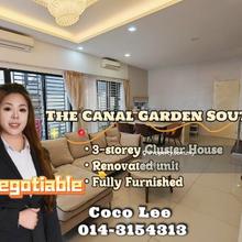 The Canal Garden South @ Nice Renovation 3-storey Cluster House