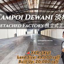 Tampoi Dewani Detached Factory For Sale 