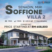Double Storey Terrace Corner at Soffione Villa 2, Senadin