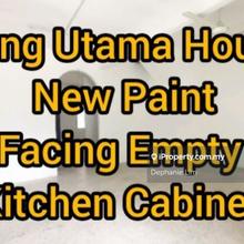 Klang Utama House For Rent New Paint Facing Empty Kitchen Cabinet
