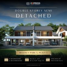 Brand New Double Storey Semi Detached at Regency Park 3, Pujut Miri