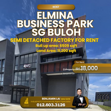 Elmina Business Park Sg Buloh Semi Detached Factory For Rent