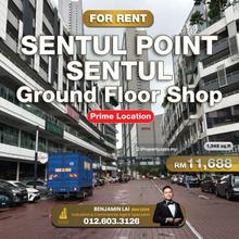 Sentul Point at Sentul, Kl Ground Floor Shop Lot For Rent