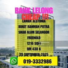 Bank Lelong Freehold Laman Alstonia Bukit Rahman Putra Shah Alam 