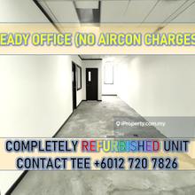 Menara Zurich Ready Office, no Aircon Charges