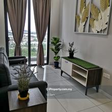 Partly furnished 1 room & short walk to shops and upcoming LRT Station