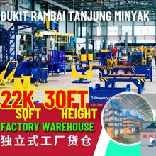 Factory Warehouse at Perindustrian Bukit Rambai Tanjung Minyak