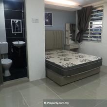 Master female room with attached bathroom rent in Ipoh fully furnished