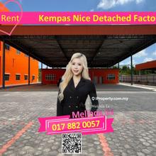 Johor Bahru Kempas Big Area Detached Factory Facing Mainroad