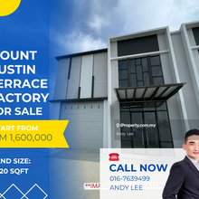 Mount Austin Tebrau Terrace Factory for Sale
