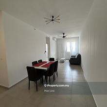 Partially Furnished 2 Rooms Condo For Rent Near Klia