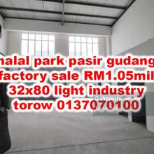 Halal park pasir gudang factory sale 