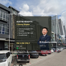 3 Storey Shoplot @ Austin Heights For Sale!! Rm3.5mil Only!!