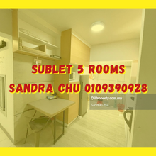 Free 1 Year Warranty! 5 Rooms, Near LRT, Spacious For Sublet! High Roi