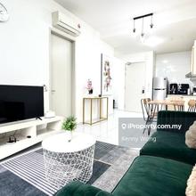 Fully furniture high floor sky tree service apartment at bukit indah