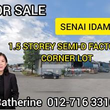 1.5 Storey Semi-D Corner Factory Senai Idaman Johor