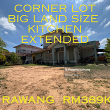 Corner lot big land size Kitchen extended good condition