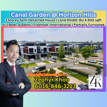The Canal Garden @ Horizon Hills 3 Storey Semi Detached House
