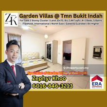 Garden Villas @ Taman Bukit Indah 2 Storey Cluster House For Sale