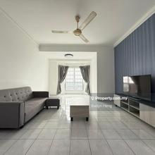 An apartment with brand new aircond, fridge, washing machine and tv