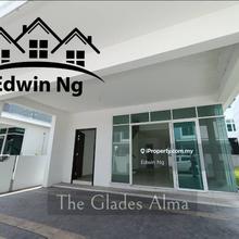 Cheapest 2 Storey Zero Lot Bungalow @ The Glades Alma, Gated & Guarded