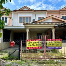 Double (2) storey terrace house at new town, Kampar for sale!!