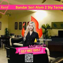 Masai Bandar Seri Alam Fully Furnished 2 Storey Terrace 4bed