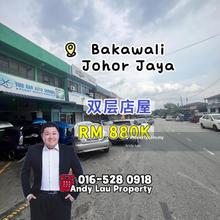 Jalan Bakawali 52@ Johor Jaya 2 Storey Shoplot  22x70