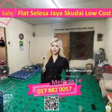 Skudai Flat Bandar Selesa Jaya Beautiful Low Cost 2bed Rm500 Can Buy