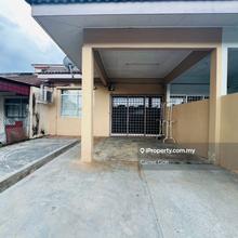 Single storey terrace with partially furnished