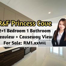 R&F Princess Cove, Brand New, Seaview, 2 plus 1 Bedroom 1 Bathroom