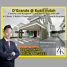 Dgrande @ Bukit Indah 2 Storey Link Bungalow House For Sale