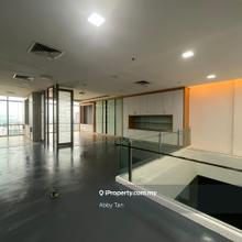 Duplex Office Menara UOA Bangsar Tower A High Floor Partly Furnish