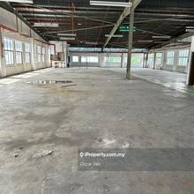 Spacious land detached factory  