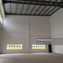 Single Storey Semi-D Factory with Mezz Floor Building For Sale