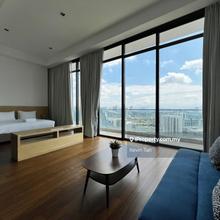 Hilltop units with long balconies at the peak of Bangsar