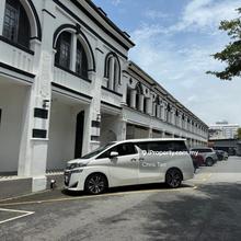 Heritage prewar double storey shop house main road Georgetown 