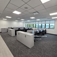 Fully Furnished 3600sf office Setia 1 Damansara ready move in walk MRT