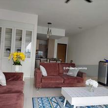 Corner unit, high floor, open view with hill view and fully furnished