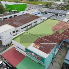 Factory Sale 2 Storey 2 Unit Combine At Sungai Tiram Fully Extend
